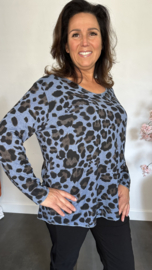 Trui Bibi panter Jeans blauw