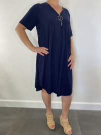 Tuniek/ jurk zipp travel marine