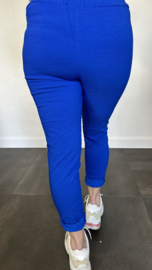 Comfy joggjeans kobalt (donker) +SIZE