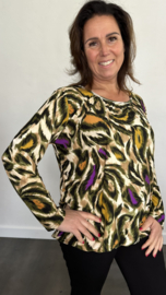 Ballon shirt met elastiek Tilly (+size)