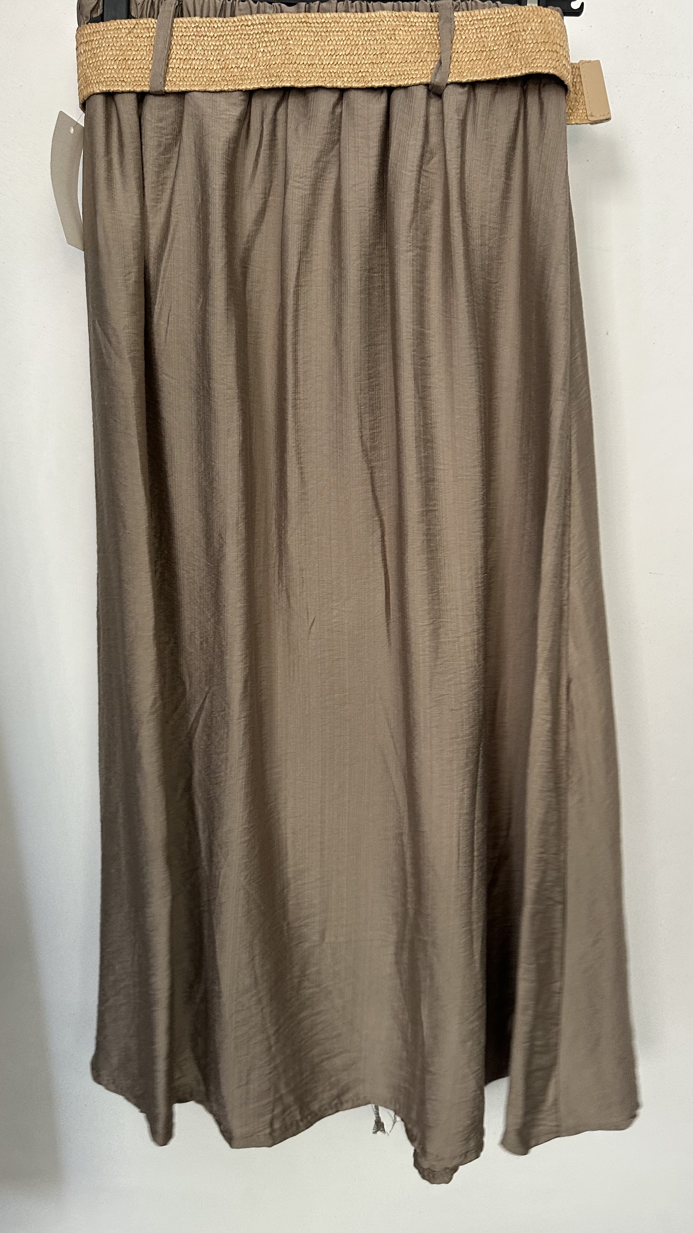 Rok Lena met knopen taupe