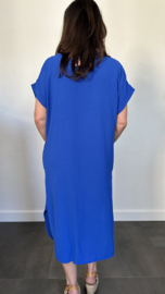 Jurk Maya +Size kobalt