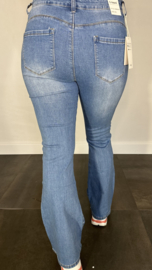 G-smack FLARED jeans met zilver bling