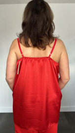 Top Noèlle met pailletten rood +Size SALE