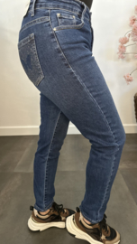 G-Smack MOM fit jeans met glitter vlinders