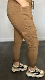 Cargo joggjeans cognac