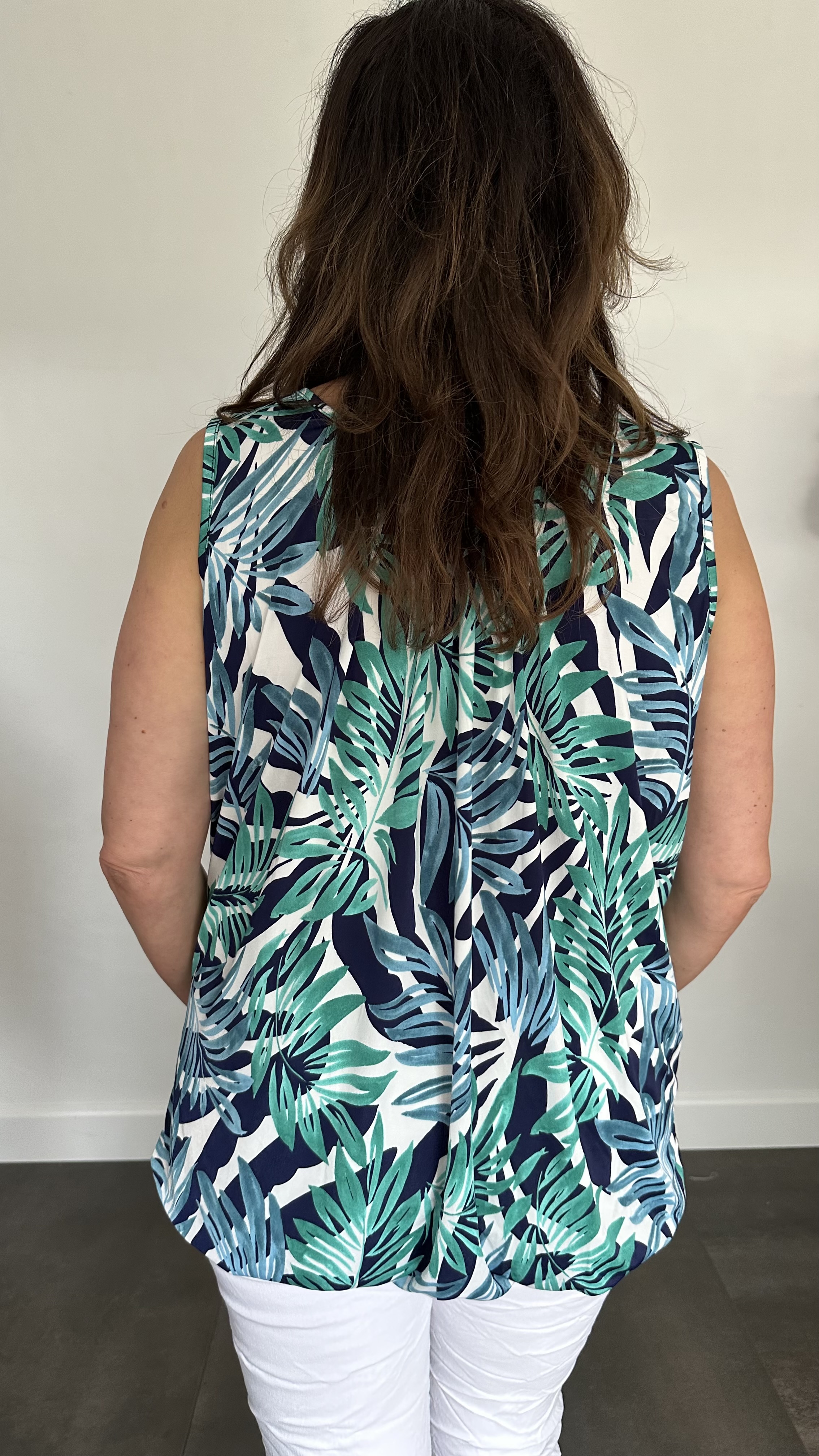 Ballon top palm marine groen
