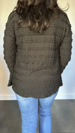 Blouse Ruffles zwart