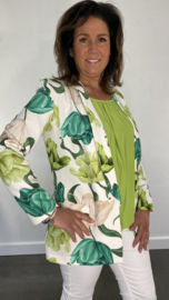 Ballon top travel  +size lime