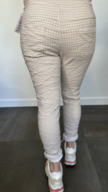 Joggjeans jacquard Bibi zand