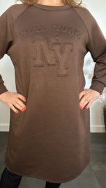 Jurk/ tuniek 2d print NY Choco