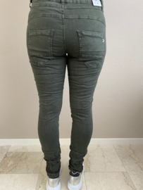 Jewelly stretch jeans army SALE