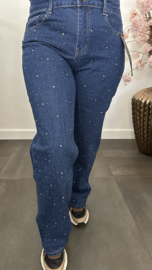 B.S. Jeans WIDE leg met Glitter