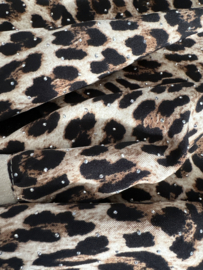 Velvet sweater panter sparkle Zand