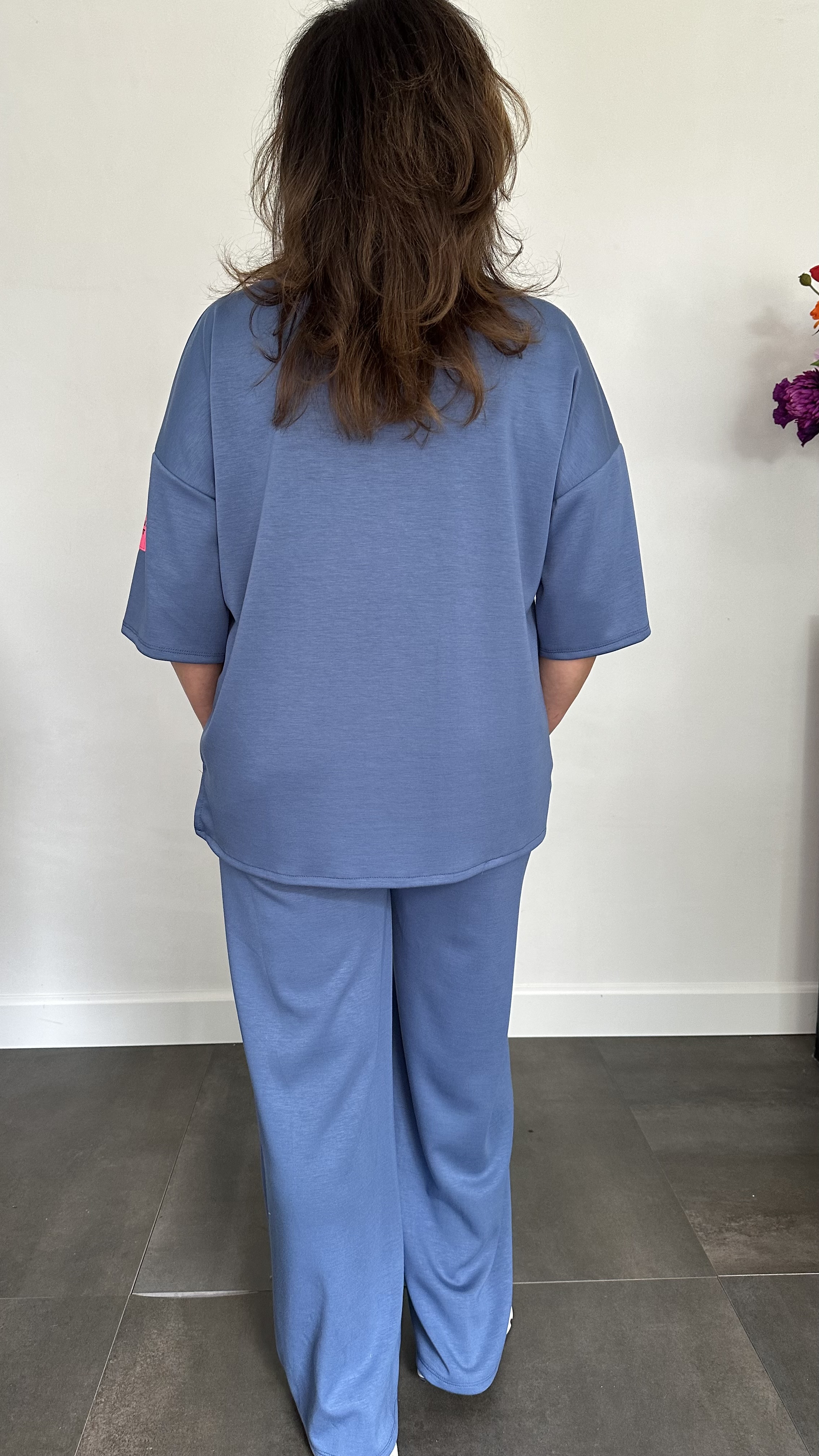 Comfy pak Thalia jeans blauw