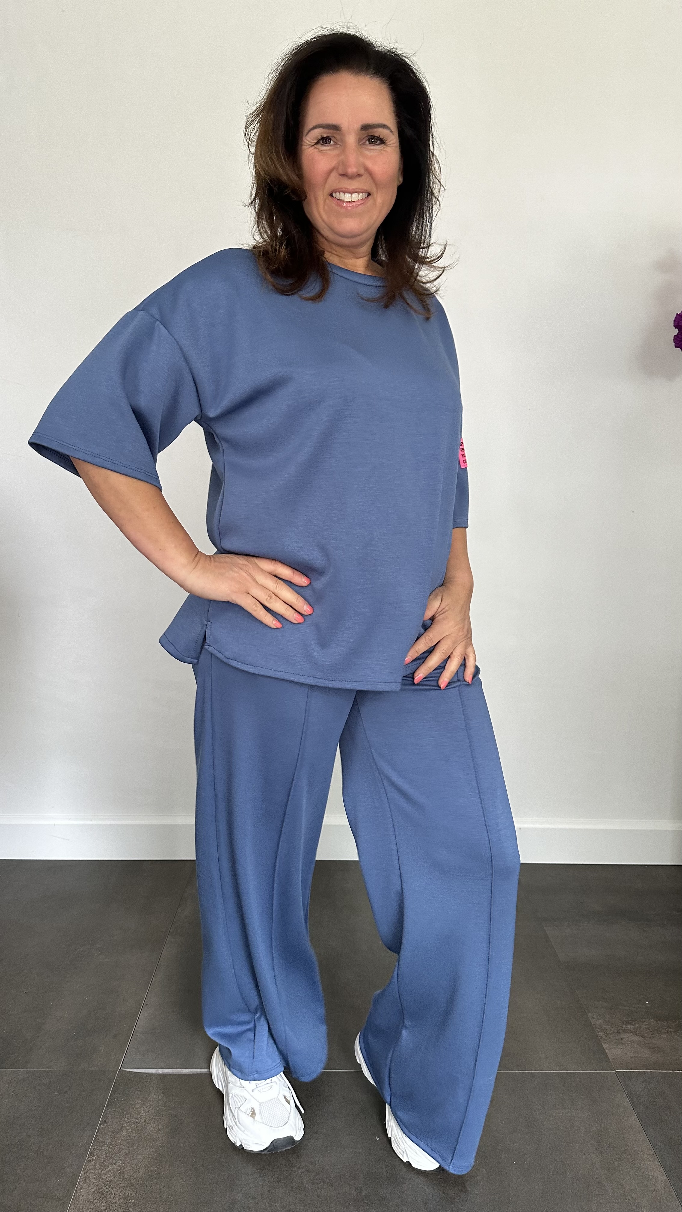 Comfy pak Thalia jeans blauw