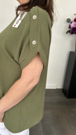 Shirt Lidya met knoopjes +Size army