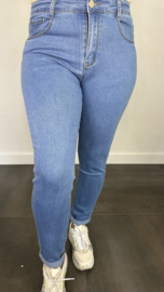 G-smack PUSH UP jeans met omslag
