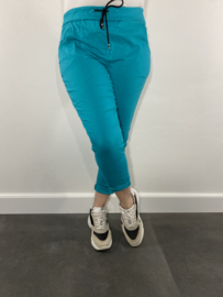 Joggjeans turquoise blauw +SIZE