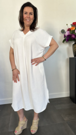 Jurk Lieke +Size Ecru