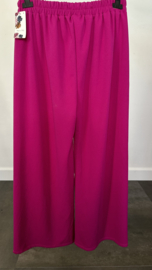 Flared stretch broek Lisa cyclaam