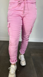 CARGO joggjeans met glans pink