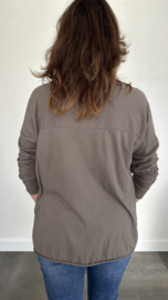 T-shirt panter love taupe