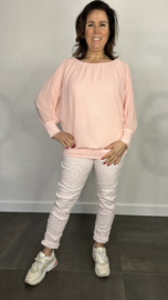 Joggjeans jacquard Coco roze