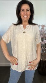 Blouse Silvi flowers Zand