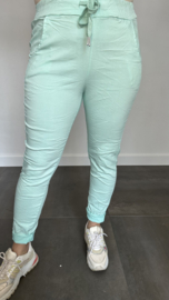 Comfy joggjeans mint (standaard)