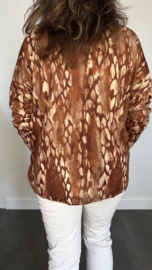 Top Gigi panter Roest Bruin