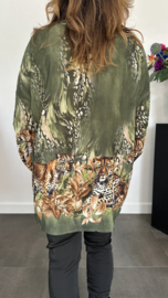 Blouse met panters army