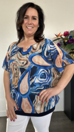 Blouse met boord Avalon marine