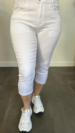 Capri stretch broek B.S. wit