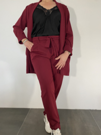 2-Delig pak Lisa wijnrood (+ size) maat 2