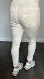 Joggjeans silver sparkle ecru