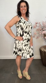 Jurkje met V-hals Wild flames army