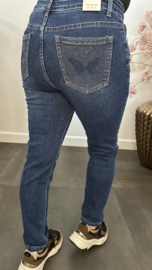 G-Smack MOM fit jeans met glitter vlinders