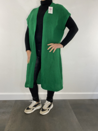 gebreid mouwloos vest