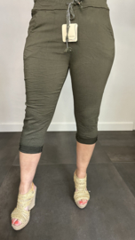 Comfy CAPRI joggjeans donker army
