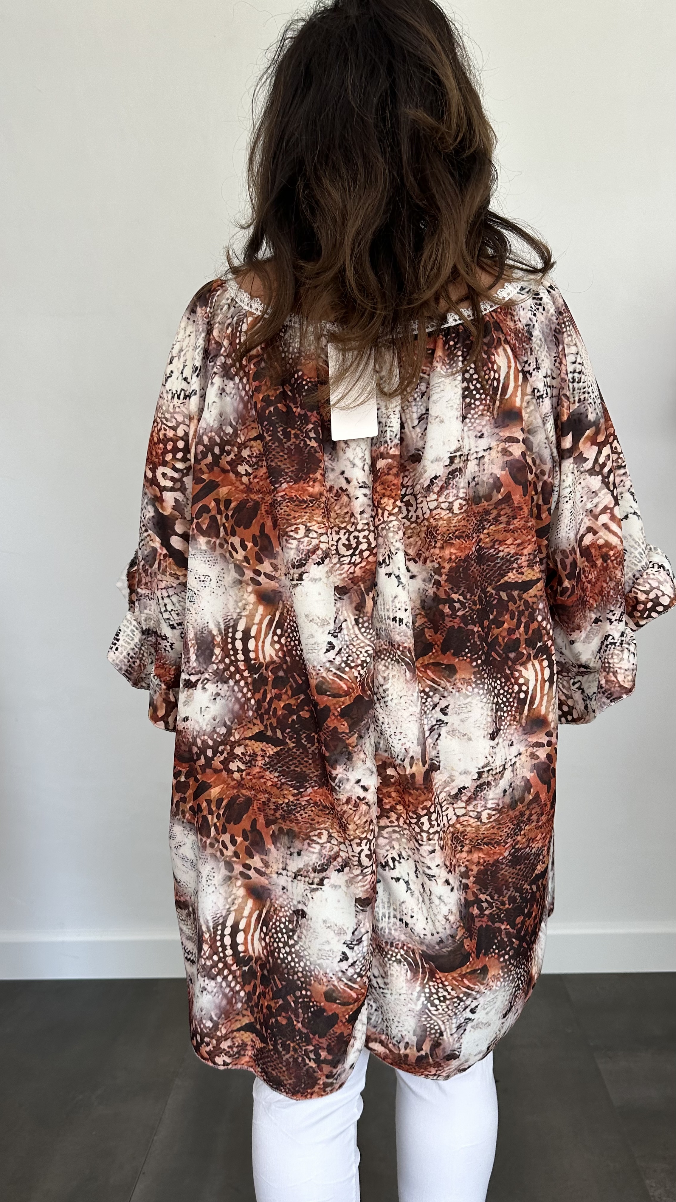 Tuniek Anita +SIZE animal mix stone