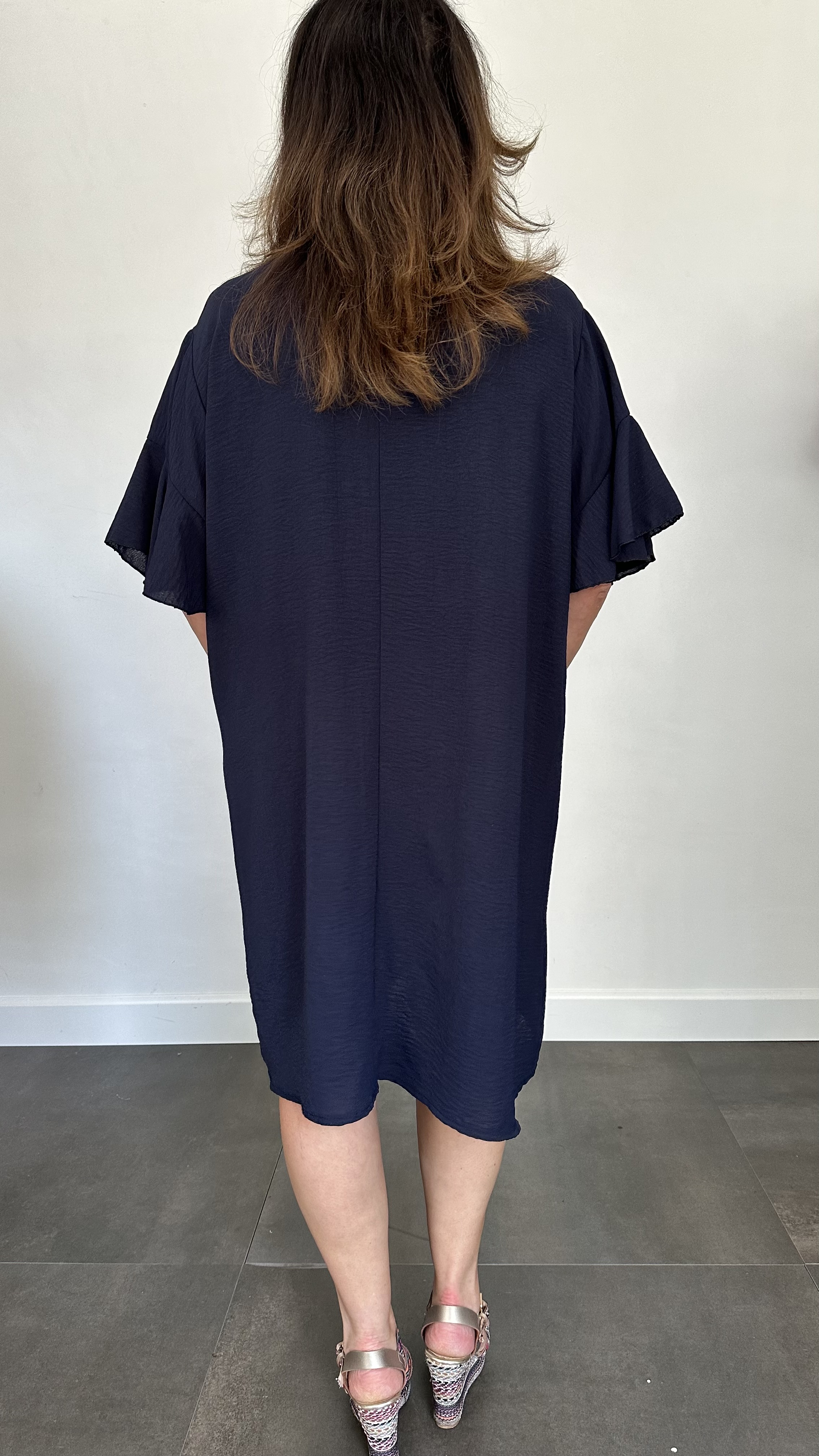 Jurk Niki +Size marine