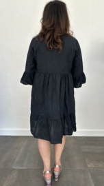 Jurk Isabella bling zwart