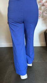 Highwaist WIDE LEG jogger Kobalt