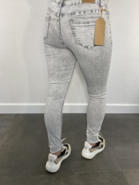 BBS jeans skinny stonewashed grijs SALE