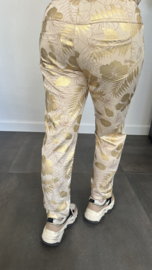 Jogger golden flower zand SALE