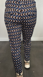 Travel broek diamant marine