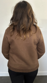 Suedine /teddy bomberjack choco SALE