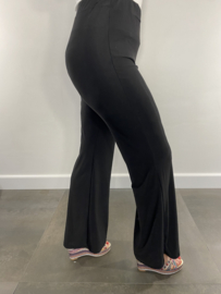 Flared pants zwart