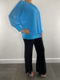 Flared pants zwart